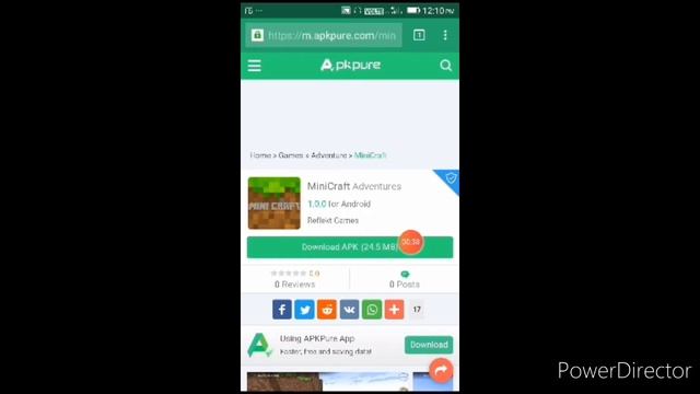 Minecraft apk pure