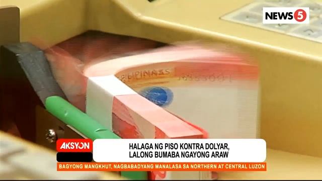 Peso-Dollar exchange rate, lalong humina