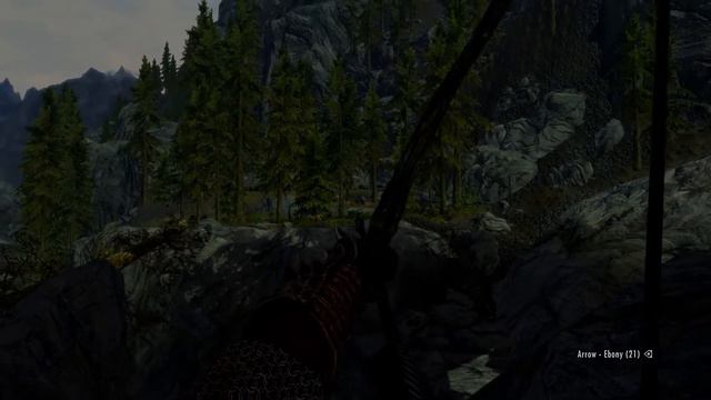 Skyrim archer gameplay - No crosshair