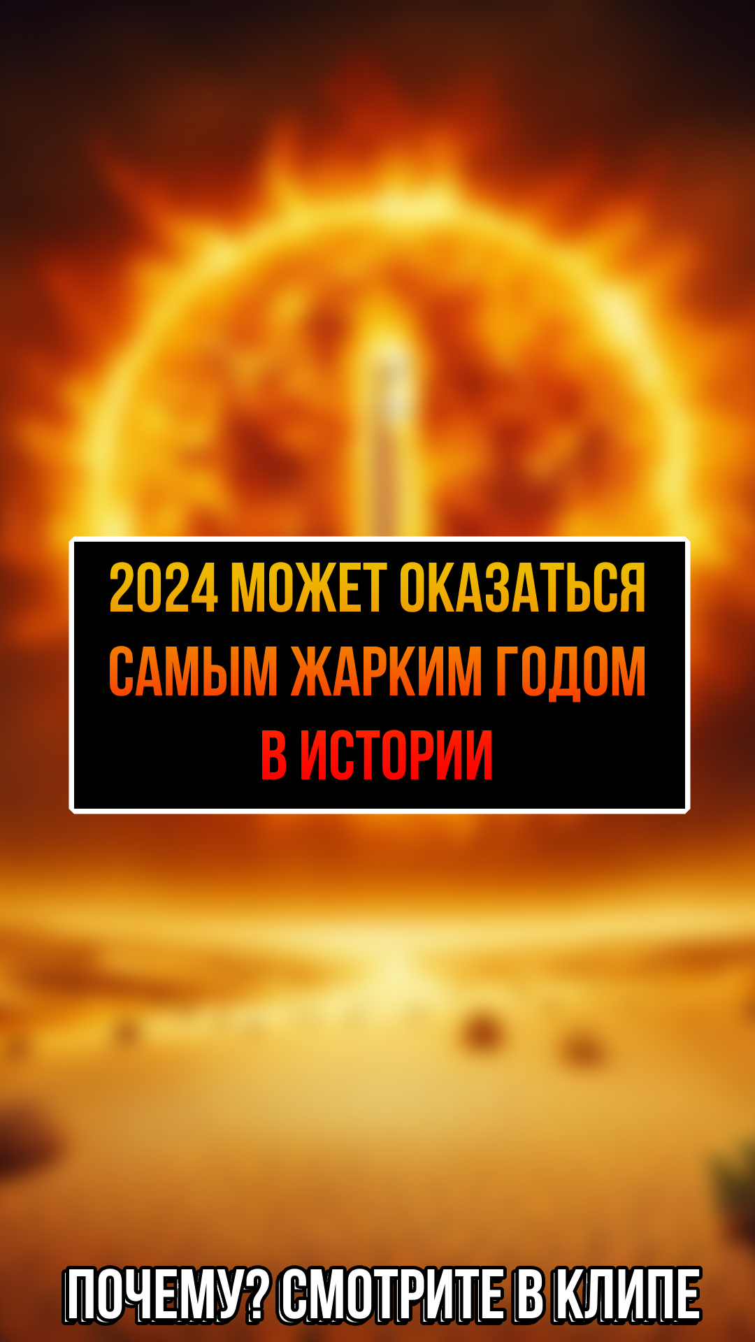 2024 может оказаться САМЫМ ЖАРКИМ ГОДОМ в истории #новости #наука #ученые #температура #жара #Shorts