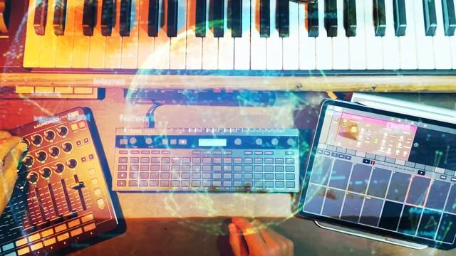 Korg sq-64 + iPad + drambo