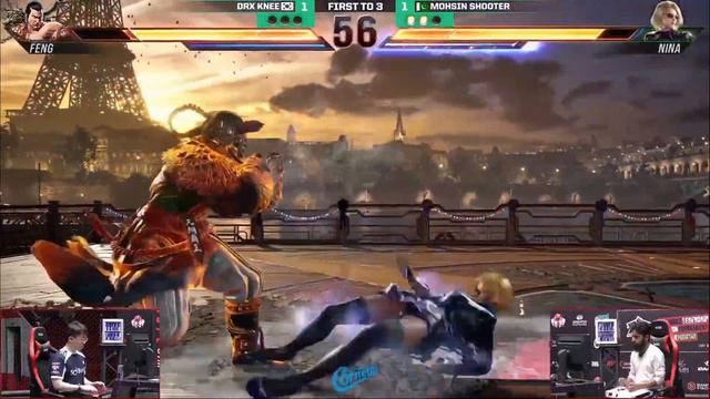 Tekken 8 Gauntlet 💪 Knee (Feng) vs Mohsin Shooter (Nina) 💪 PAKISTAN FGC