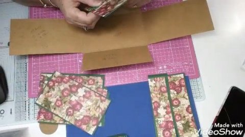 Mini album portfolio scrapbooking