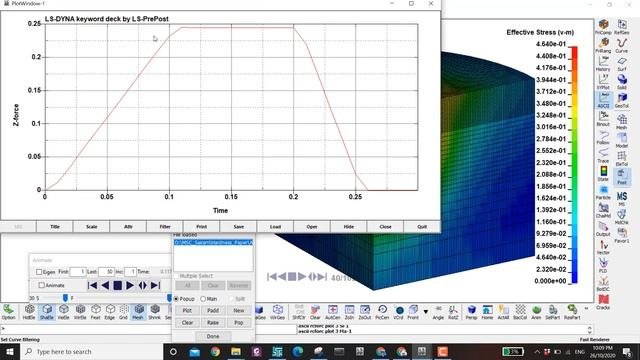 Post Processing Tutorial with LS-Prepost
