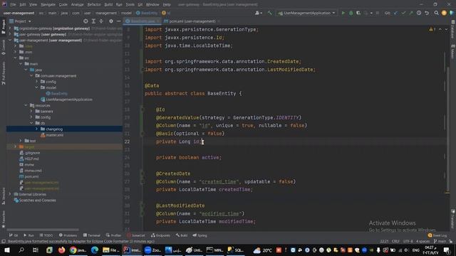 Set Annotation (BaseEntity)