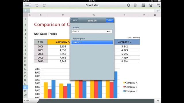 Polaris Office on iOS: view and edit MS Office documents on iPad / iPhone