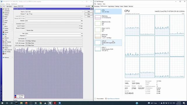 Mikrotik - Bandwidth Test