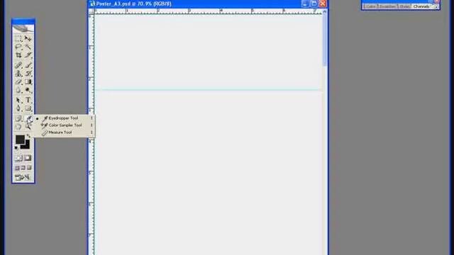 Photoshop Tutorial 1: Creating An A3 Template For A Poster