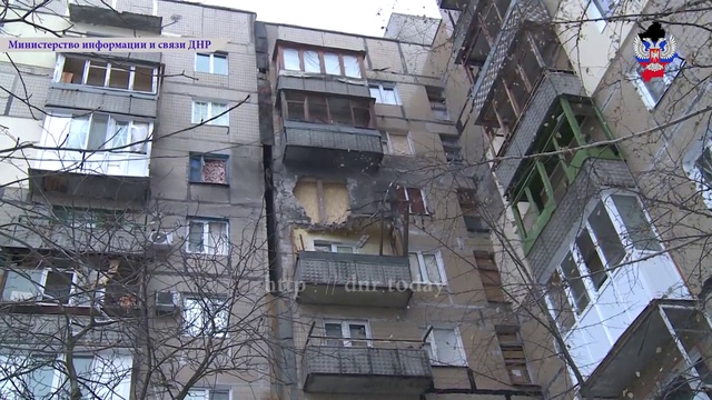 Резльтаты обстрела ул. Островского