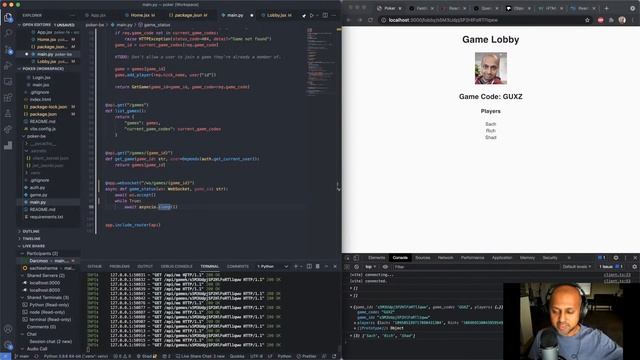 Live Reload of Game Lobby