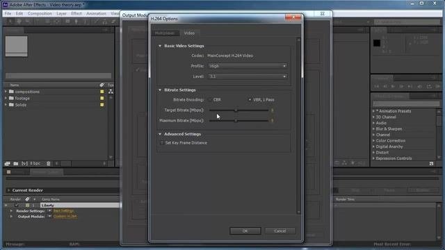 Базовые понятия и принципы теории видео на примерах в программе After Effects - Урок 2