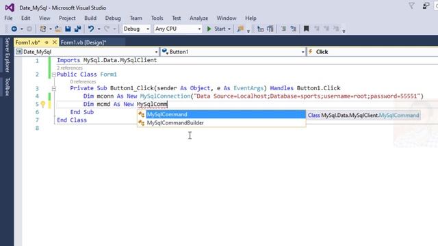 VB.net tutorial: filter by date mysql database between two datetimepickers ?