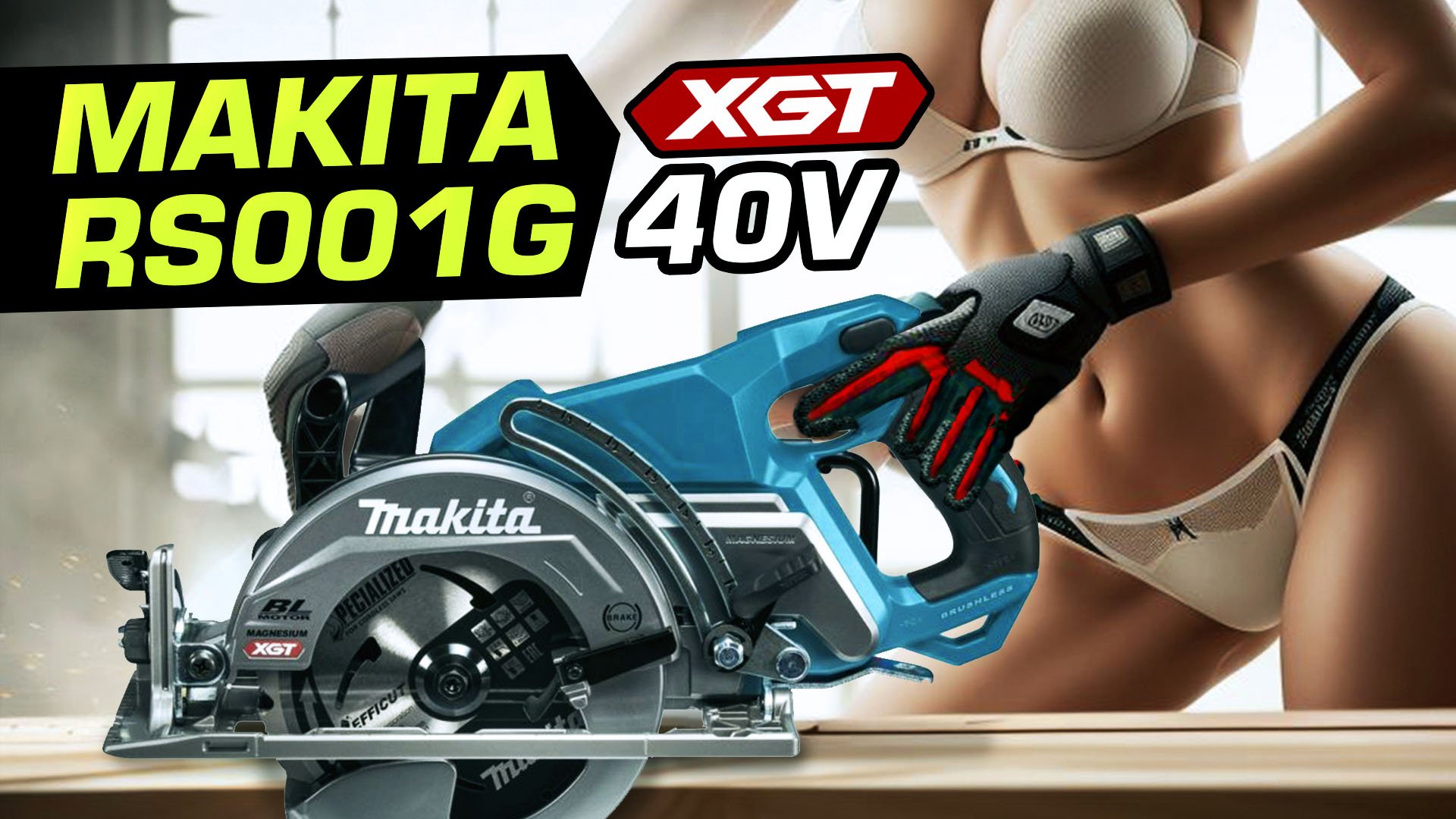 Makita XGT RS001Gz. Мечта любого плотника! Обзор, замеры мощности и сравнение с DHS680.
