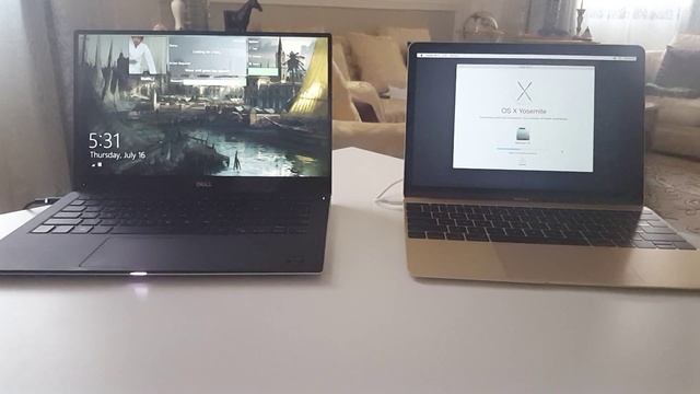 Macbook 12inch retina vs Dell xps 13 2015 (Arabic)