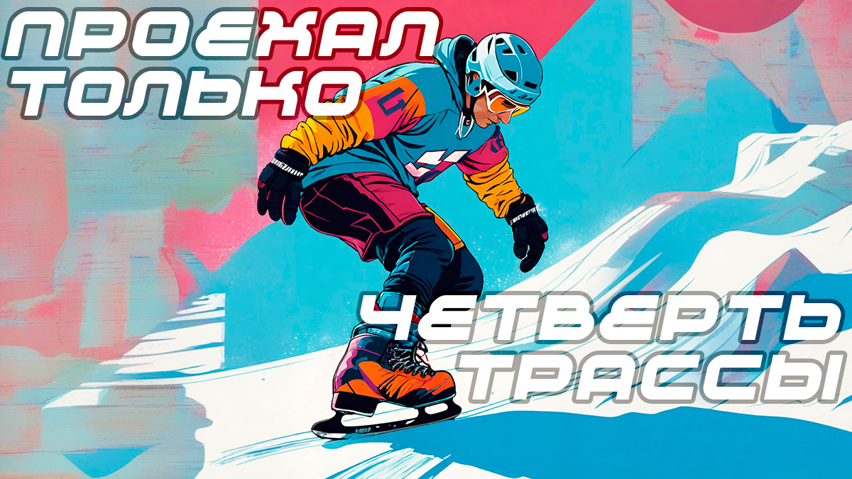 Ice Cross / Спортопыт / Как выглядит первая тренировка по скоростному спуску на коньках