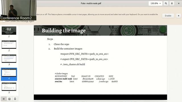 Deploying multi chassis OVN using docker in docker