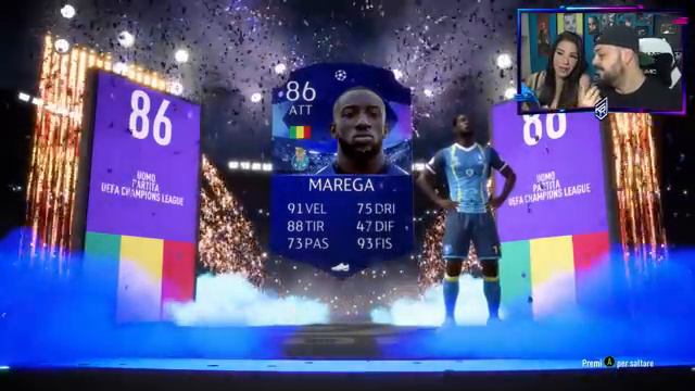 PACK UCL PREMIUM GARANTITI - PACK OPENING CON LA MIA RAGAZZA ! FIFA 19