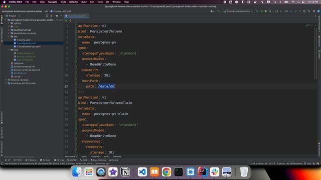 Spring Boot + Kubernetes Tutorial Series - Part 22 : Kubernetes : Persistent Volumes and PV Claims