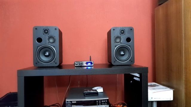 SPEAKER. MOUKEY  M20-3 y amplifier digital FX-AUDIO d502bt
