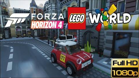 Покатушки на лего машинке в лего мире в Forza Horizon 4