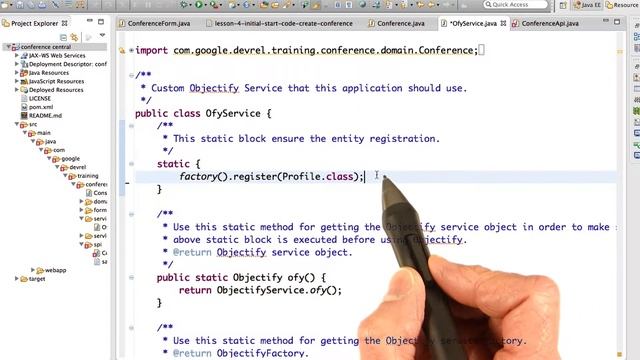 Registering An Entity Class - Developing Scalable Apps with Java