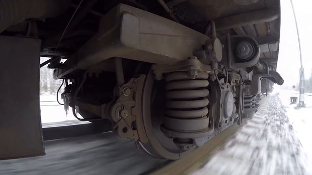 [GoPro] Тележка пассажирского вагона КВЗ-ЦНИИ / [GoPro] Passenger car bogie
