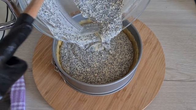 Идеальный ПИРОГ к чаю с творогом и маком на песочном тестеtrès bon gâteau aux graines de pavot .