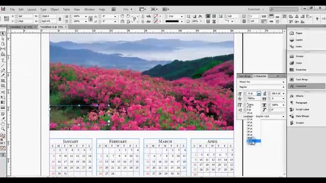 How to Design A Calendar in Indesign | Indesign Calendar || Indesign Beginners Tutorial