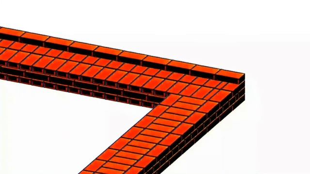 Bricklaying English Bond - 2 Brick Thick Wall