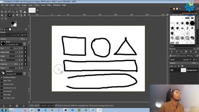 Manual Drawing with GIMP APP