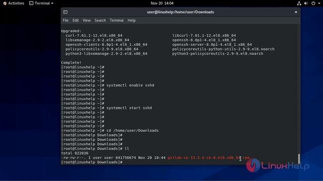 How to Install and configure GitLab in CentOS 8.1