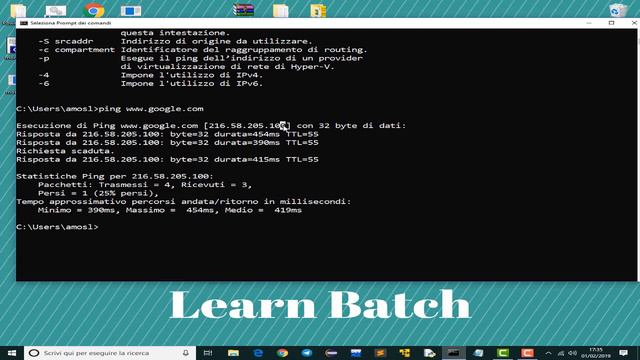 COMANDI CMD: IPCONFIG - PING - NETSH - TYPE - CLIP ~ Lezione 20 Batch