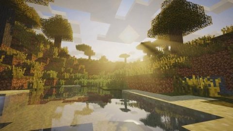 Майнкрафт красивая графика!Minecraft beautiful graphics!