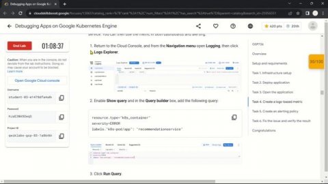 Debugging Apps on Google Kubernetes Engine | GSP736 | Solution