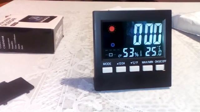 Крутые часы - метеостанция!!Алиэкспресс 2017