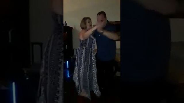 Caballo Viejo dancing with youthful mom. Love u