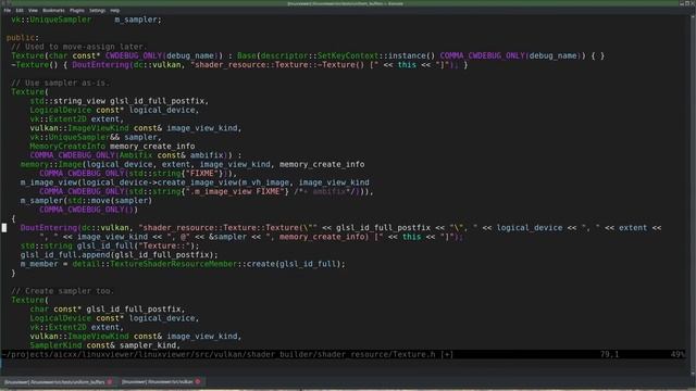 C++ programming: live development of vulkan engine. READ THE DESCRIPTION. Switch to HD if needed.