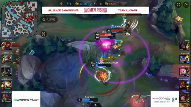 Season 3: Women Rising Wild Rift Tournament Day 1 Match 2 Game 1