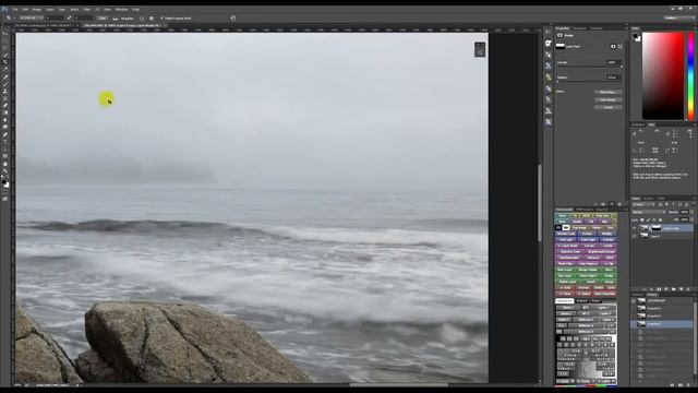 Имитация фокал бленд в фотошоп (focal blending)
