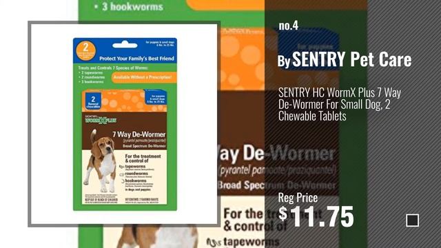 Top 5 Dog Dewormer [2018 Best Sellers]: 8in1 Safe-Guard Canine Dewormer for Large Dogs, 3 Day