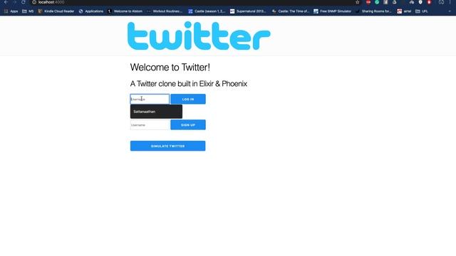Twitter Clone built with Elixir and Phoenix Framework - Project 4.2 - COP5615 DOS - ECE UF