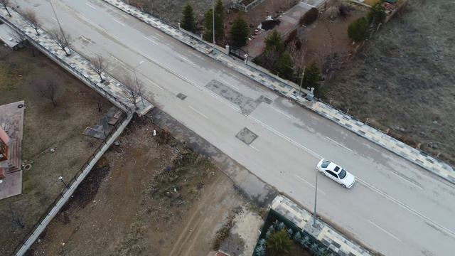 Ankara Gölbaşı Karşıyaka Mahallesi Cami İnşaatı ve Yol 4K Çekim - 2