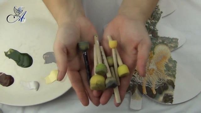 Decoupage Tutorial - Christmas Tree With Angel - DIY