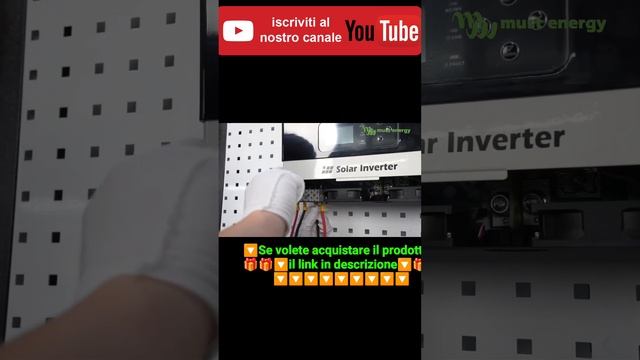 Inverter solare ibrido Onda sinusoidale pura 5KW off grid Inverter MAX PV 145V MPPT Regolatore