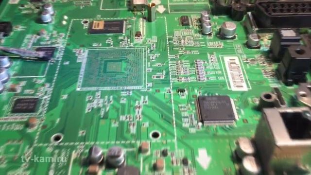 Ремонт материнской платы телевизора LG 60PK960-ZA. Не включается.