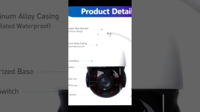 Waterproof IP66 metal High Speed PTZ Camera catch every time #vidéosurveillance #vandsec