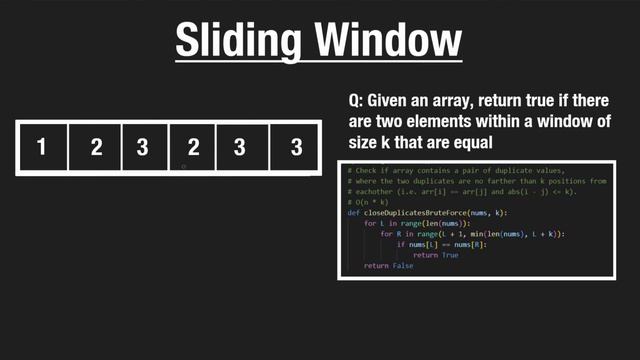 1. Arrays: 1. Sliding Window Fixed (RU)