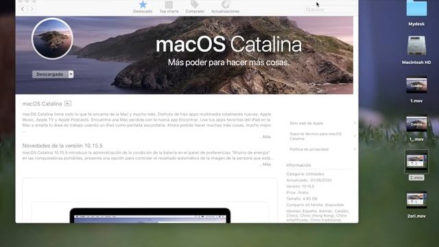 ?NUEVO? macOS CATALINA!!! Actualizo mi MACBOOK PRO desde mac OS X El Capitan.