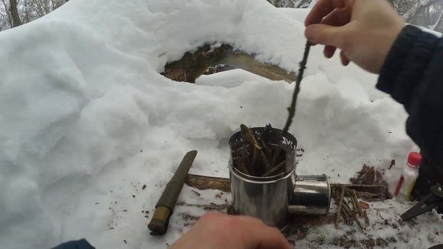 Походная ТУРБОПЕЧКА  ЩЕПОЧНИЦА  в Действии  Первое Использование!