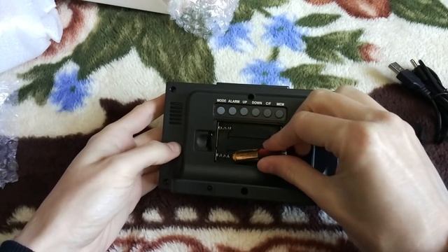 Домашняя метеостанция с подсветкой и цветным дисплеем Digoo DG-C3
